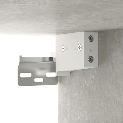 Mobile a Parete Grigio Cemento 80x36,5x35 cm Legno Multistrato | homemem39