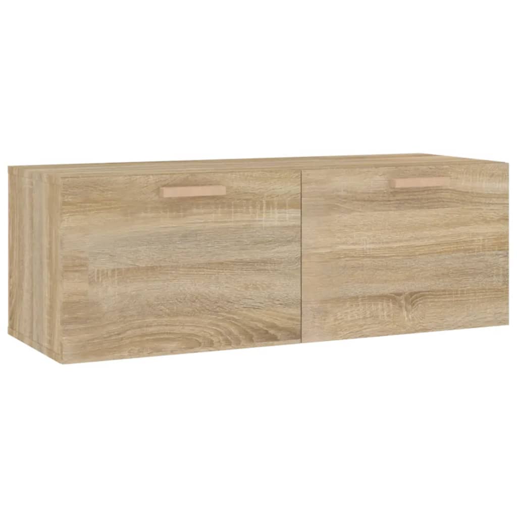 Mobile Pensile Rovere Sonoma 100x36,5x35 cm Legno Multistrato | homemem39