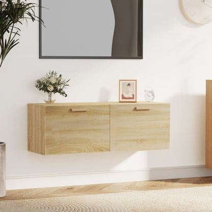 Mobile Pensile Rovere Sonoma 100x36,5x35 cm Legno Multistrato | homemem39