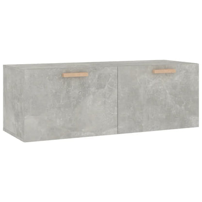 Mobile Pensile Grigio Cemento 100x36,5x35 cm Legno Multistrato | homemem39