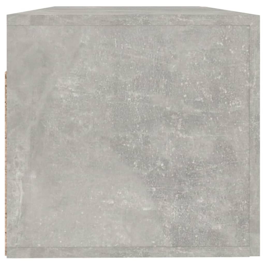 Mobile Pensile Grigio Cemento 100x36,5x35 cm Legno Multistrato | homemem39