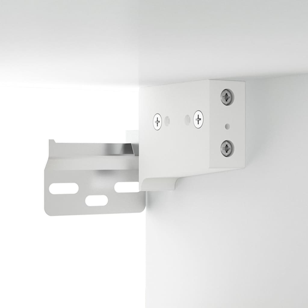 Mobile Pensile Bianco 100x36,5x35 cm Legno Multistrato | homemem39