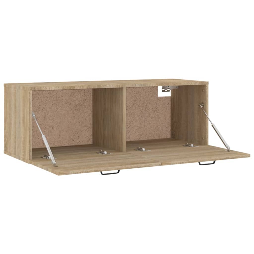 Mobile Pensile Rovere Sonoma 100x36,5x35 cm Legno Multistrato | homemem39
