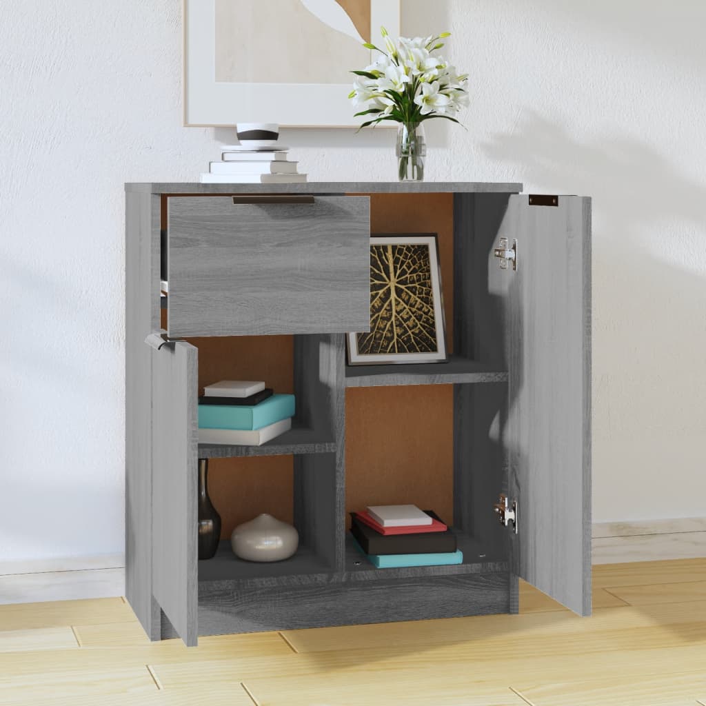 Credenza Grigio Sonoma 60x30x70 cm in Legno tecnico - homemem39