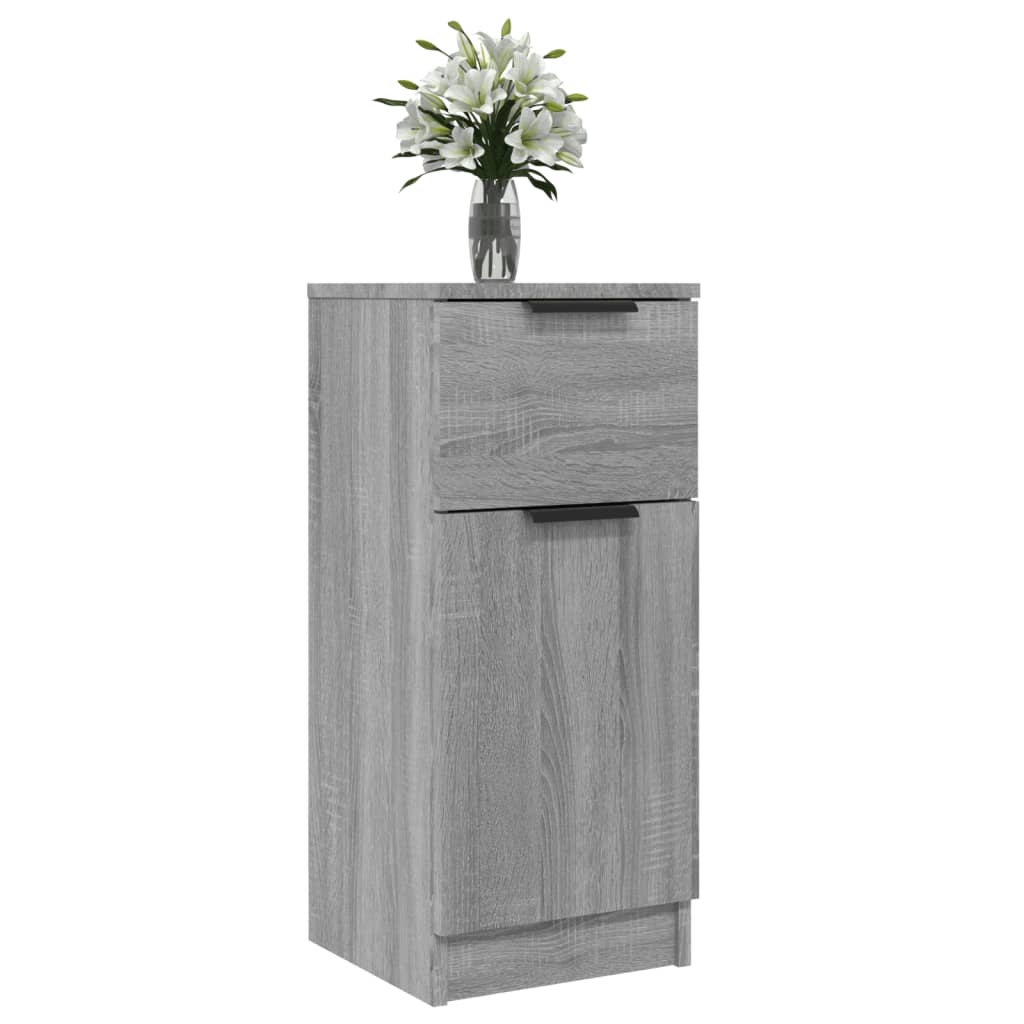 Credenze 2 pz Grigio Sonoma 30x30x70 cm in Legno Multistrato - homemem39