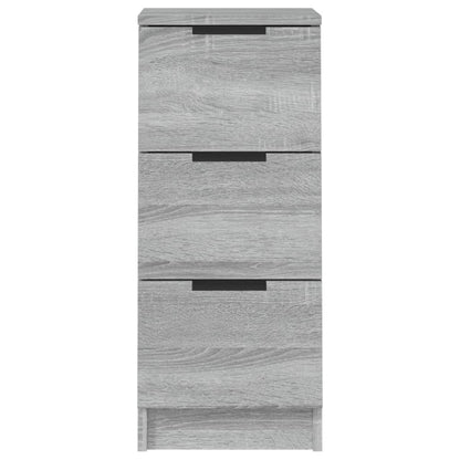 Credenze 2 pz Grigio Sonoma 30x30x70 cm in Legno Multistrato - homemem39