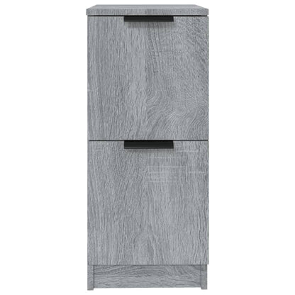 Credenza Grigio Sonoma 30x30x70 cm in Legno Multistrato