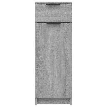 Armadietto Bagno Grigio Sonoma 32x34x90 cm in Legno Multistrato - homemem39