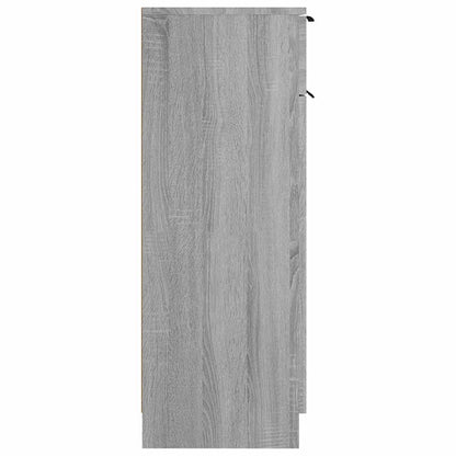Armadietto Bagno Grigio Sonoma 32x34x90 cm in Legno Multistrato - homemem39