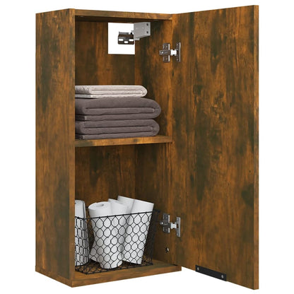 Mobile da Bagno a Parete Rovere Fumo 32x20x67 cm - homemem39