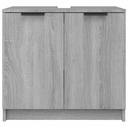 Mobile Bagno Grigio Sonoma 64,5x33,5x59 cm in Legno Multistrato | homemem39