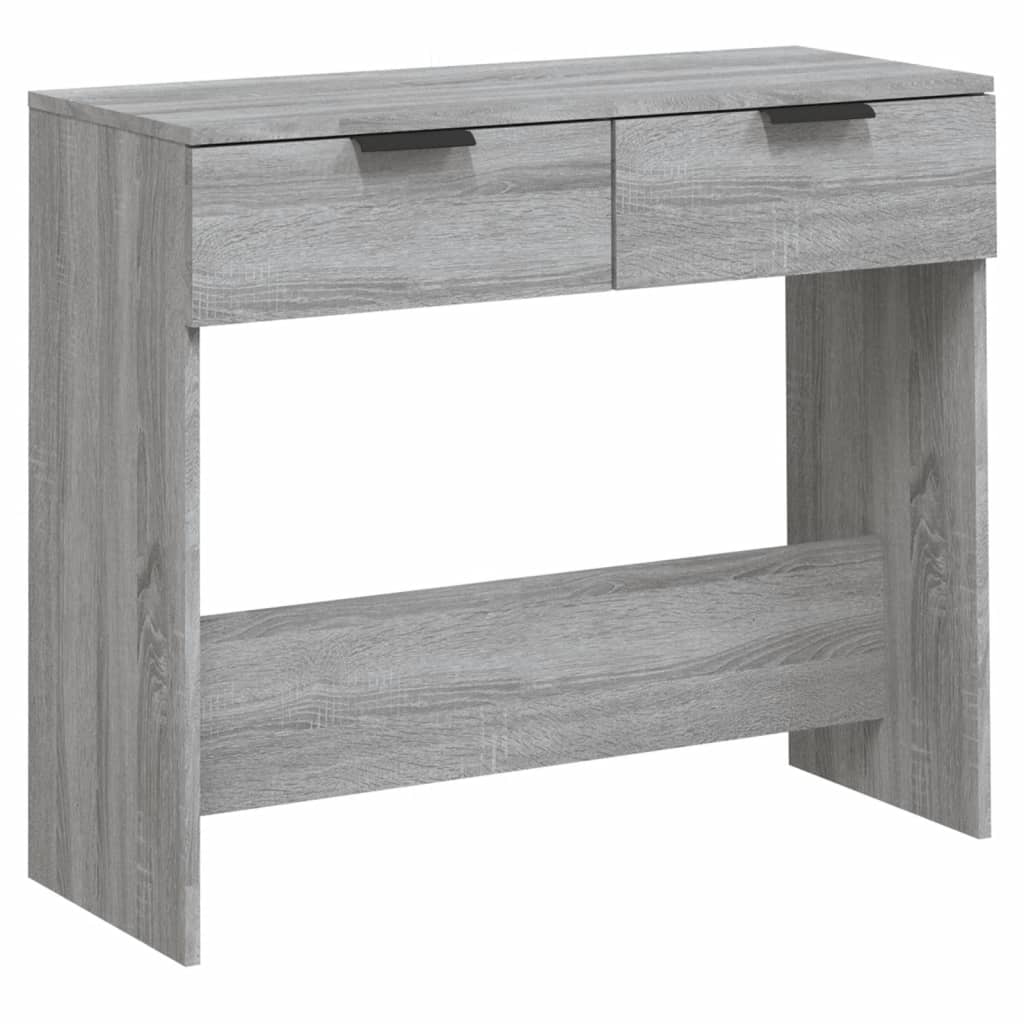 Tavolino Consolle Grigio Sonoma 90x36x75 cm Legno Multistrato - homemem39