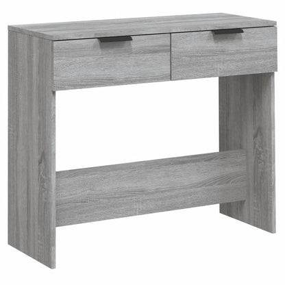 Tavolino Consolle Grigio Sonoma 90x36x75 cm Legno Multistrato - homemem39