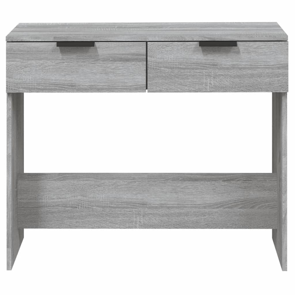 Tavolino Consolle Grigio Sonoma 90x36x75 cm Legno Multistrato - homemem39
