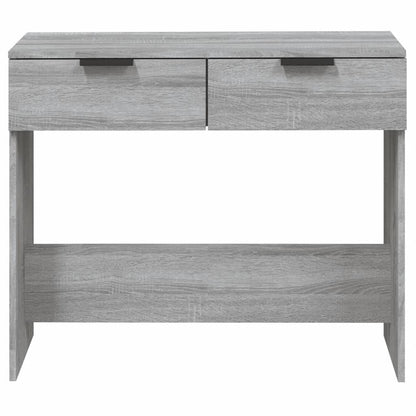Tavolino Consolle Grigio Sonoma 90x36x75 cm Legno Multistrato - homemem39