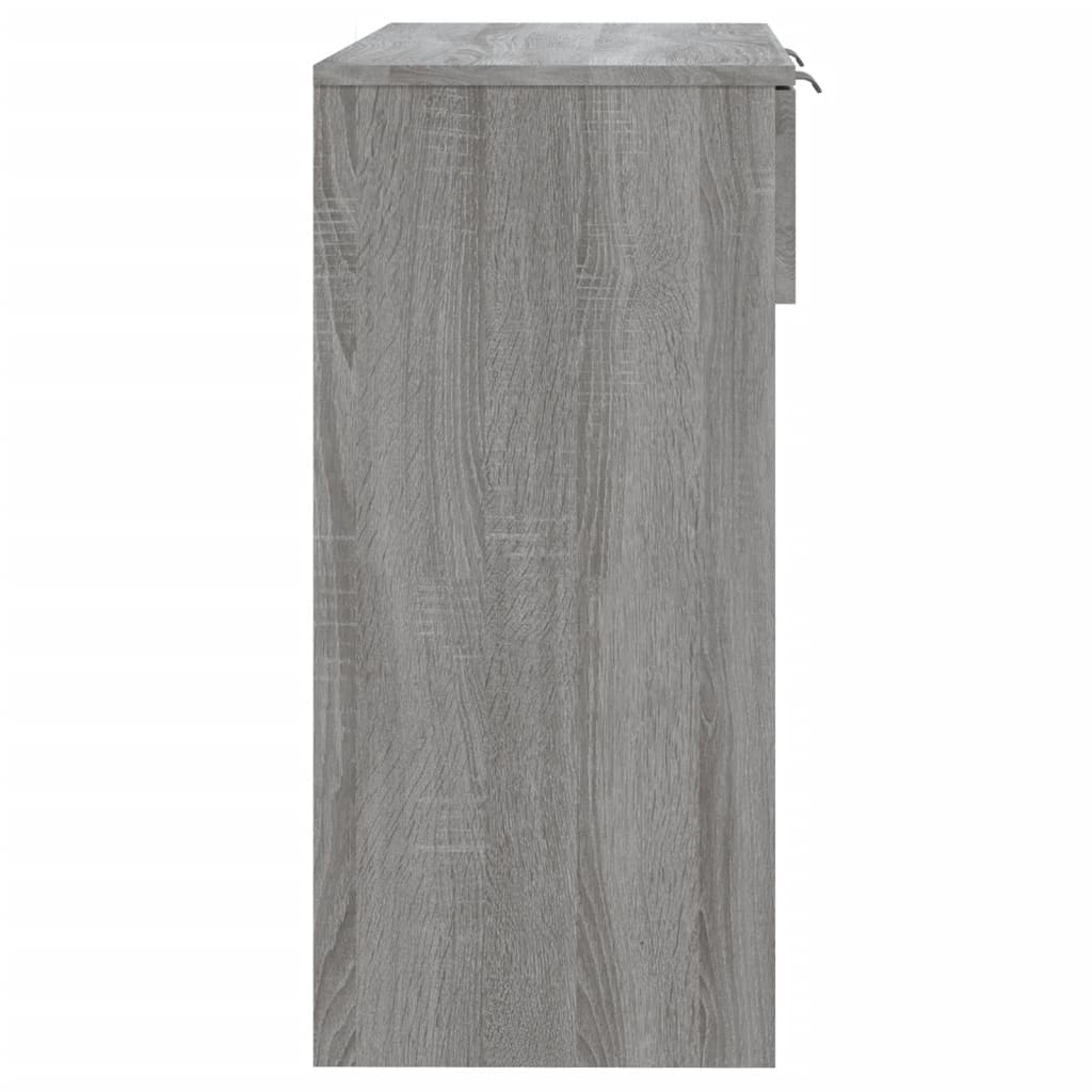 Tavolino Consolle Grigio Sonoma 90x36x75 cm Legno Multistrato - homemem39