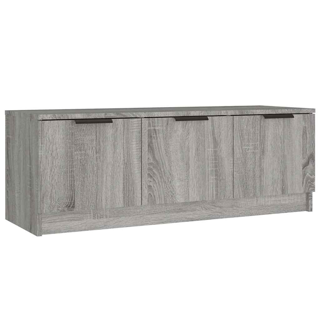 Mobile TV Grigio Sonoma 102x35x36,5 cm in Legno Multistrato