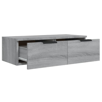 Armadietto a Muro Grigio Sonoma 68x30x20cm in Legno Multistrato