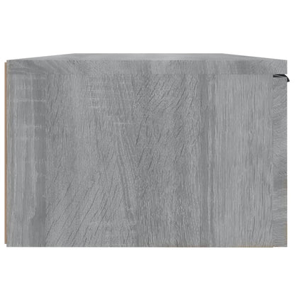 Armadietto a Muro Grigio Sonoma 68x30x20cm in Legno Multistrato