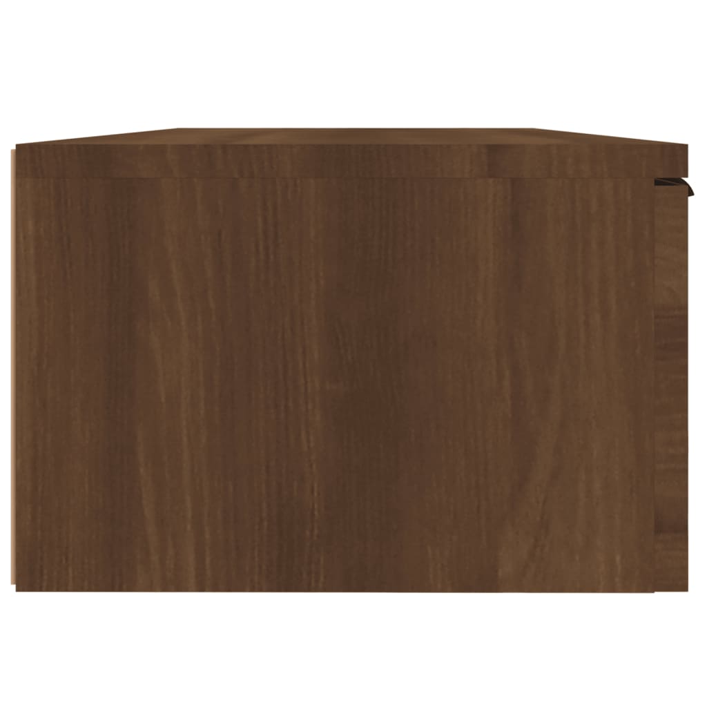 Armadietto a Muro Rovere Marrone 68x30x20 cm Legno Multistrato