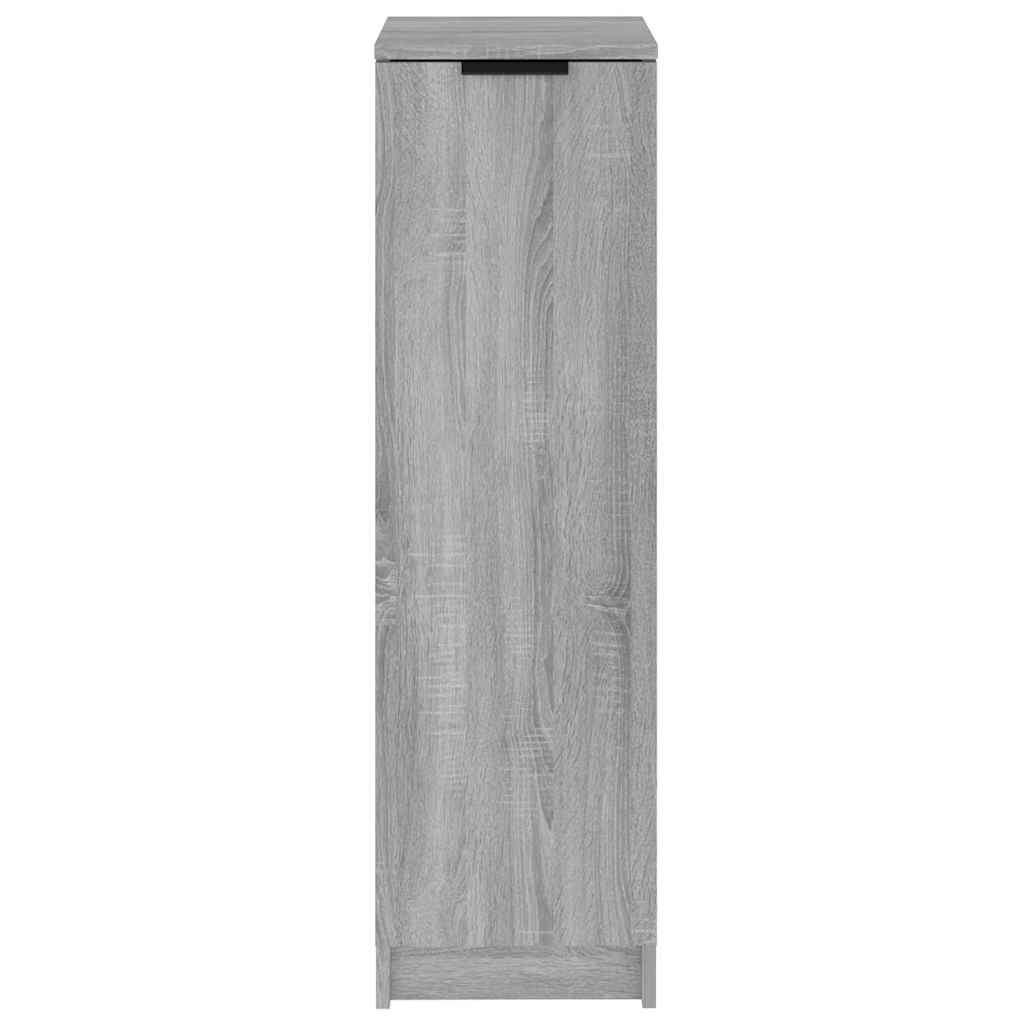 Scarpiera Grigio Sonoma 30x35x100 cm in Legno Multistrato - homemem39