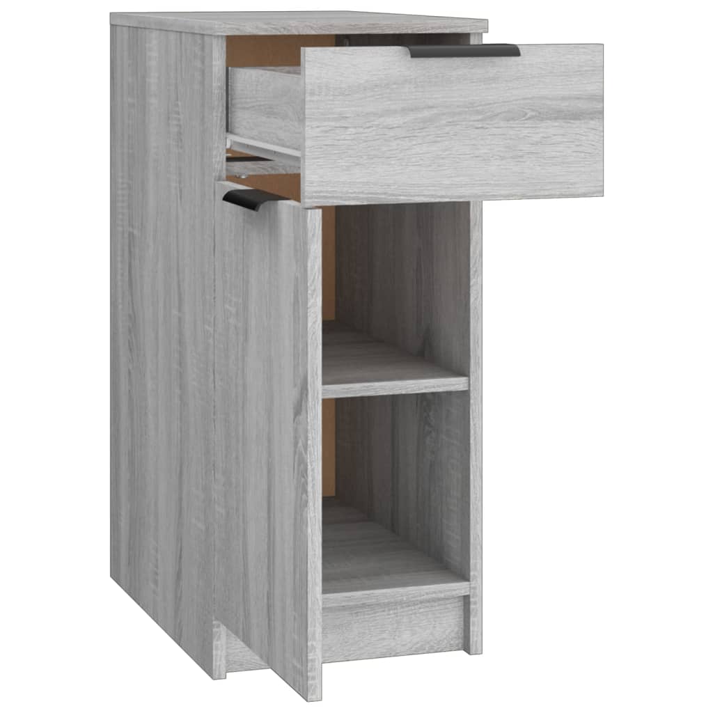 Armadietto da Scrivania Grigio Sonoma 33,5x50x75 cm Legno - homemem39