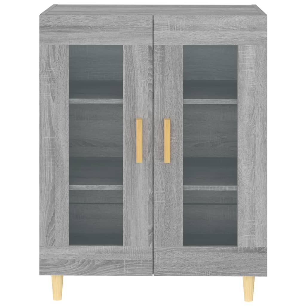 Credenza Grigio Sonoma 69,5x34x90 cm in Legno Multistrato - homemem39