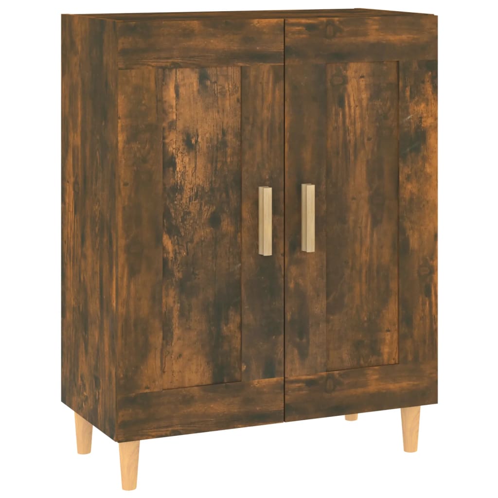 Credenza Rovere Fumo 69,5x34x90 cm in Legno Multistrato | homemem39