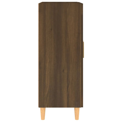 Credenza Rovere Marrone 69,5x34x90 cm in Legno Multistrato