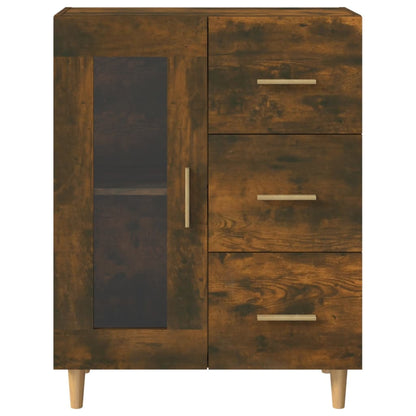 Credenza Rovere Fumo 69,5x34x90 cm in Legno Multistrato - homemem39