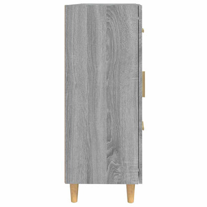 Credenza Grigio Sonoma 69,5x34x90 cm in Legno Multistrato