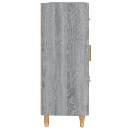Credenza Grigio Sonoma 69,5x34x90 cm in Legno Multistrato