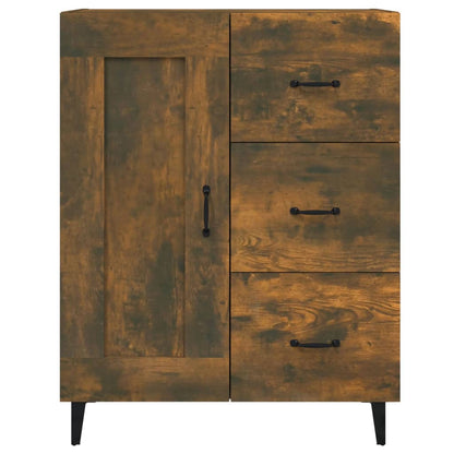 Credenza Rovere Fumo 69,5x34x90 cm in Legno Multistrato - homemem39