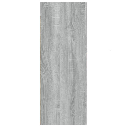 Armadietto Pensile a Parete Grigio Sonoma 69,5x34x90 cm - homemem39