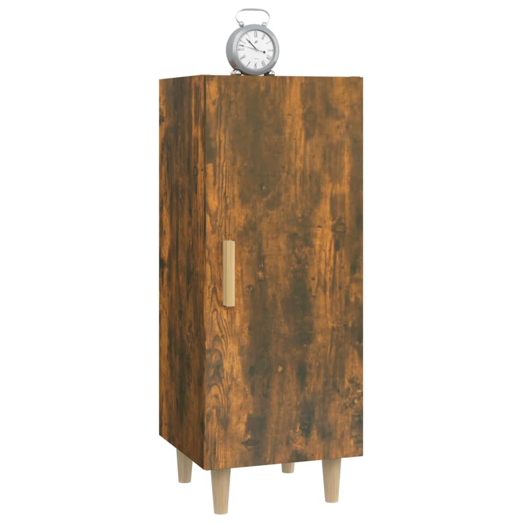 Credenza Rovere Fumo 34,5x34x90 cm in Legno Multistrato - homemem39
