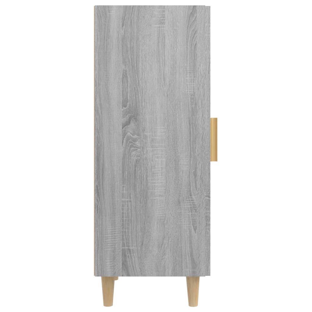 Credenza Grigio Sonoma 34,5x34x90 cm in Legno Multistrato - homemem39