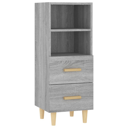 Credenza Grigio Sonoma 34,5x34x90 cm in Legno Multistrato - homemem39