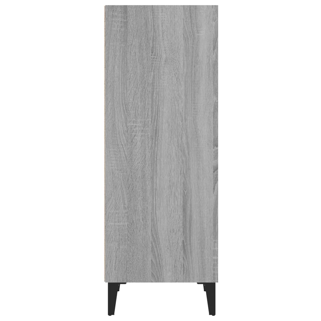Credenza Grigio Sonoma 34,5x32,5x90 cm in Legno Multistrato - homemem39