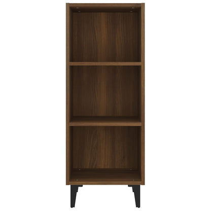 Credenza Rovere Marrone 34,5x32,5x90 cm in Legno Multistrato - homemem39