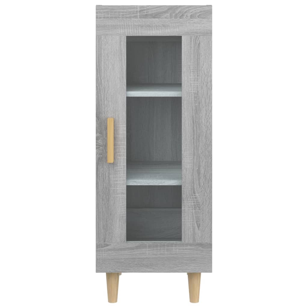 Credenza Grigio Sonoma 34,5x34x90 cm in Legno Multistrato - homemem39