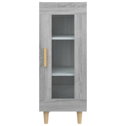 Credenza Grigio Sonoma 34,5x34x90 cm in Legno Multistrato - homemem39