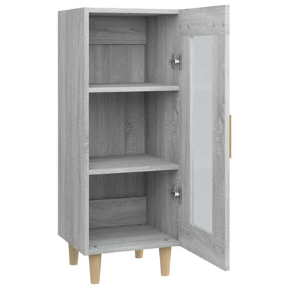 Credenza Grigio Sonoma 34,5x34x90 cm in Legno Multistrato - homemem39