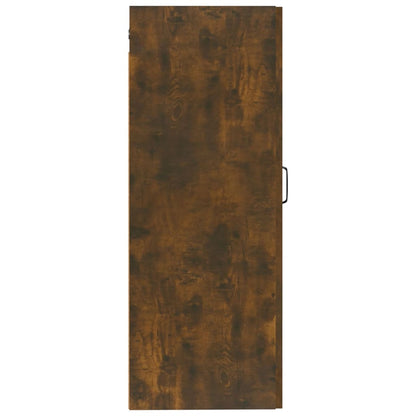 Mobile Pensile Rovere Fumo 35x34x90 cm in Legno Multistrato