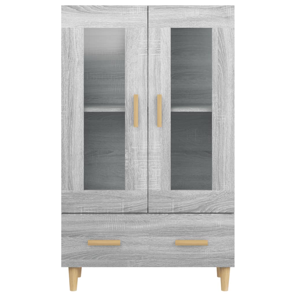 Credenza Grigio Sonoma 70x31x115 cm in Legno Multistrato - homemem39