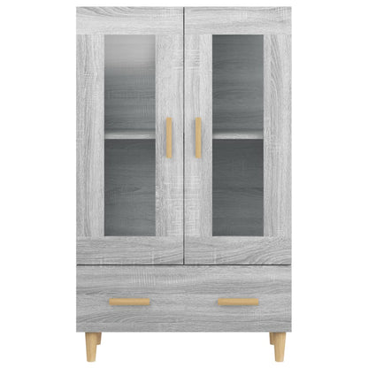 Credenza Grigio Sonoma 70x31x115 cm in Legno Multistrato - homemem39
