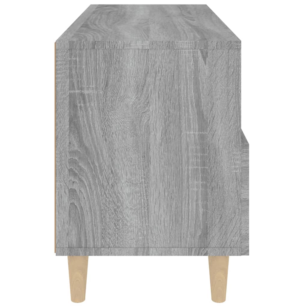 Mobile Porta TV Grigio Sonoma 80x36x50 cm in Legno Multistrato