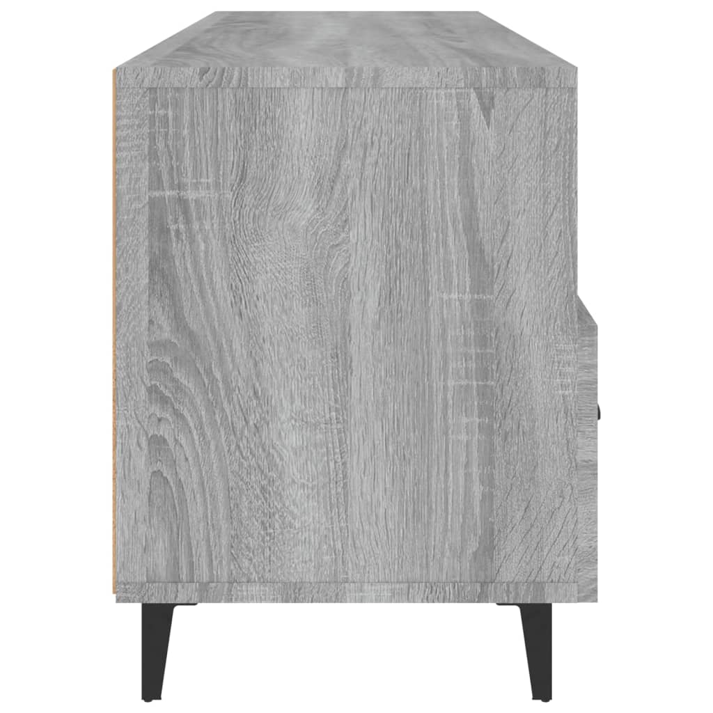 Mobile TV Grigio Sonoma 102x35x50 cm in Legno Multistrato - homemem39