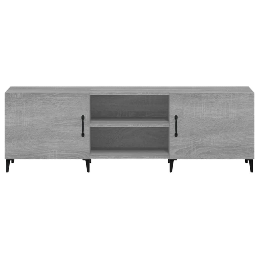 Mobile Porta TV Grigio Sonoma 150x30x50 cm in Legno Multistrato