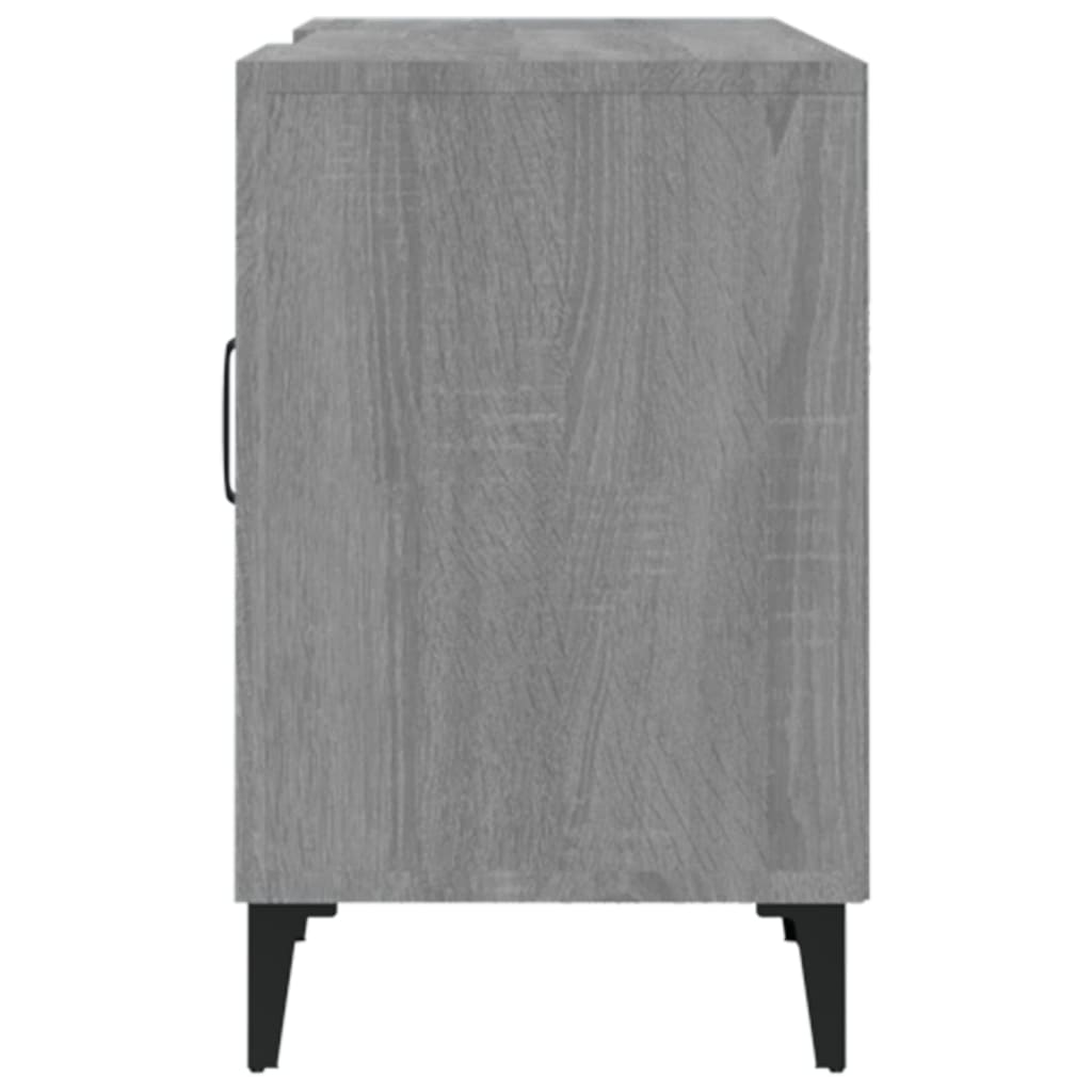 Mobile Porta TV Grigio Sonoma 150x30x50 cm in Legno Multistrato