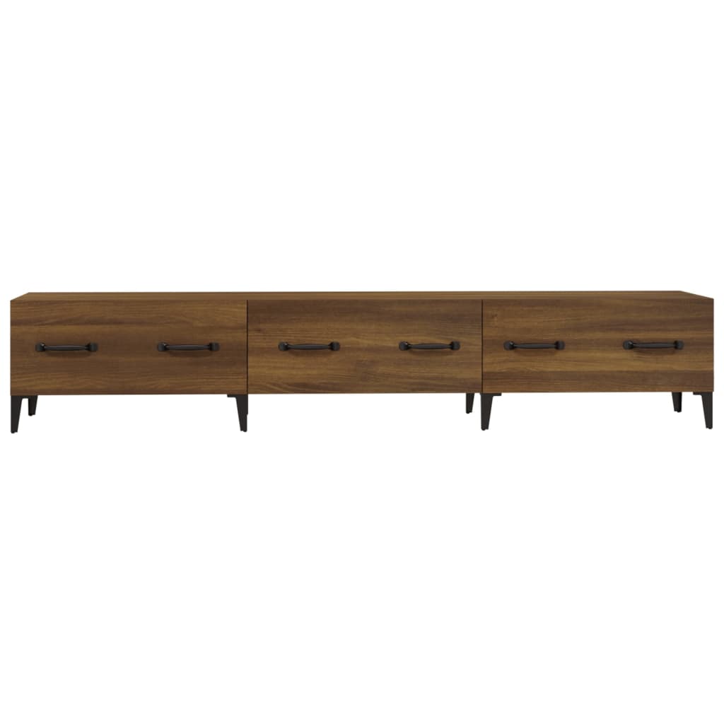 Mobile TV Rovere Marrone 150x34,5x30 cm in Legno Multistrato